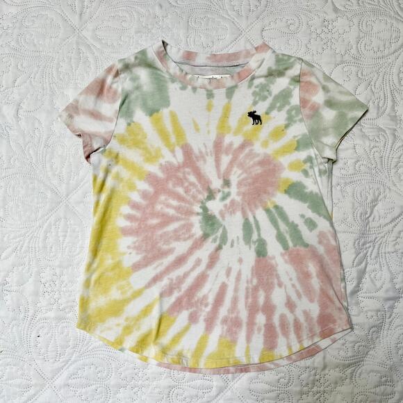 Abercrombie Tie Dye Tee Size 9/10 - Picture 2 of 6